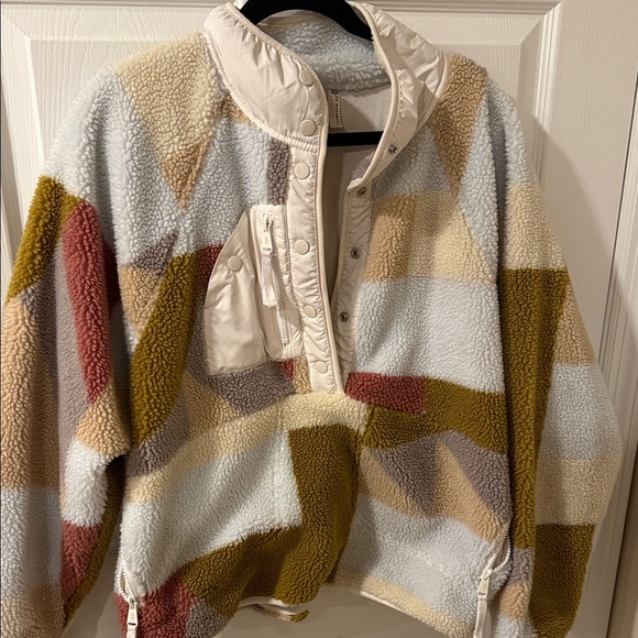 FP Movement by Free People Jackets & Blazers - FP Movement by Free People Multicolor Teddy Jacket